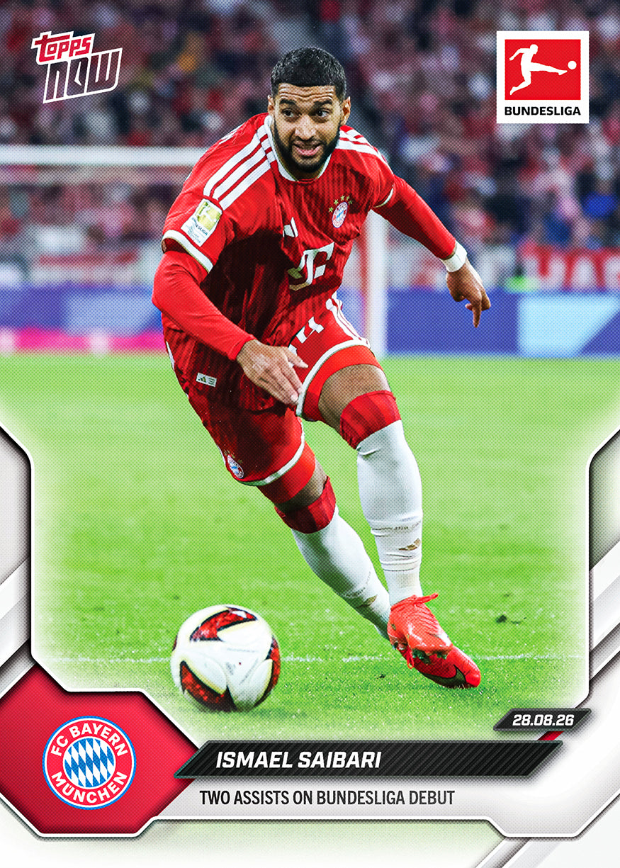 Ismael Saibari - 2026-27 Bundesliga Topps NOW - Card 5