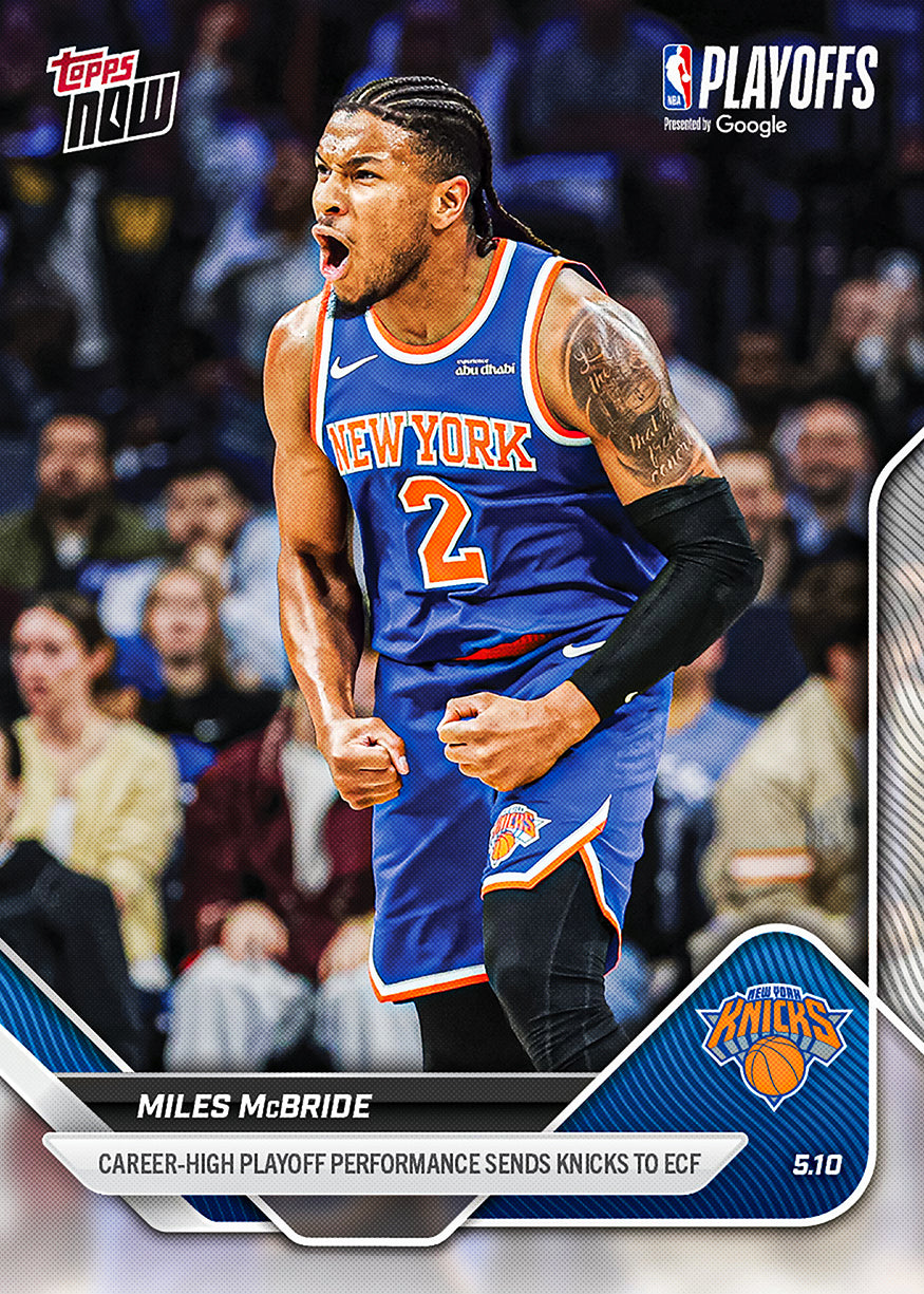 Miles McBride - 2025-26 NBA Topps NOW - Card 305 - PR: 697