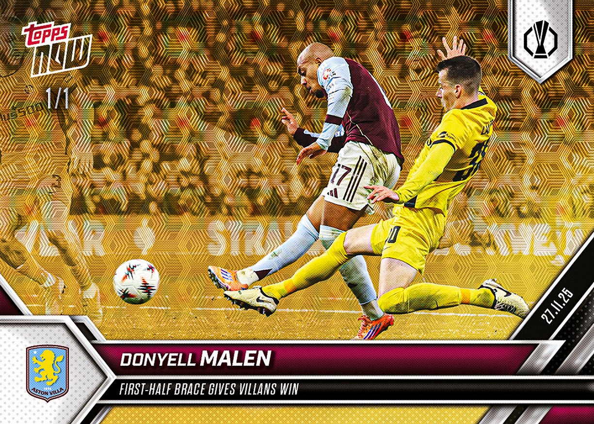 Donyell Malen - 2025-26 UEL Topps NOW - Card 10 - PR: 102 - Image 2