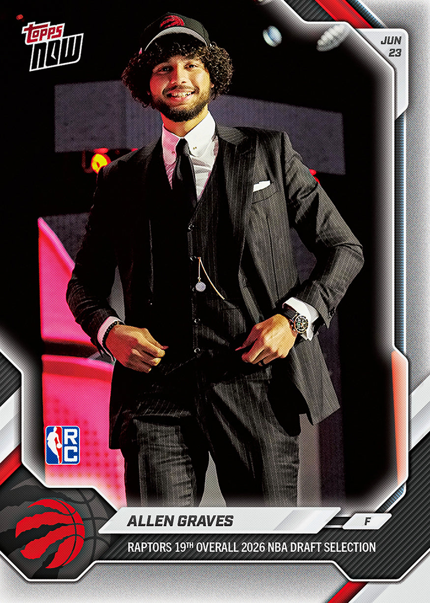 Allen Graves - 2026-27 NBA Topps NOW - Card AGRA - PR: 847