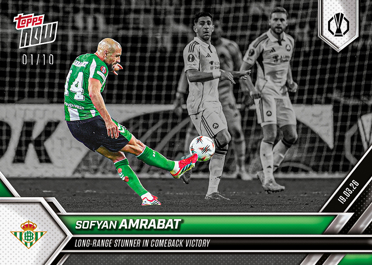 Sofyan Amrabat - 2025-26 UEL Topps NOW - Card 25 - PR: 80 - Image 4