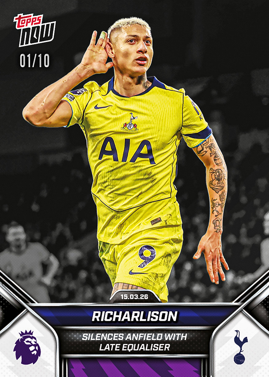 Richarlison - 2025-26 Premier League Topps NOW - Card 159 - PR:532 - Image 4