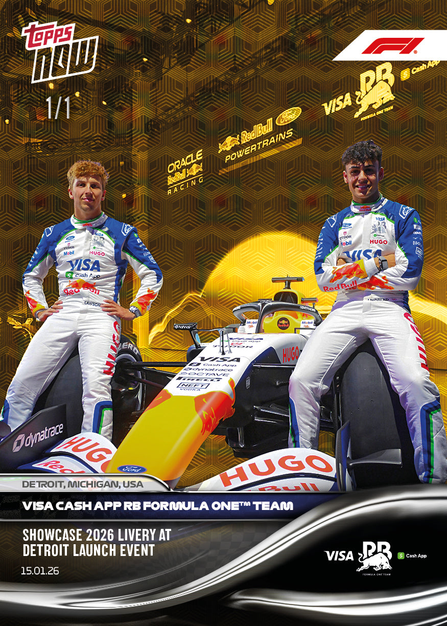 Visa Cash App RB Formula One Team - 2026 Formula 1 Topps NOW - Card 2 - PR: 1785 - Image 3