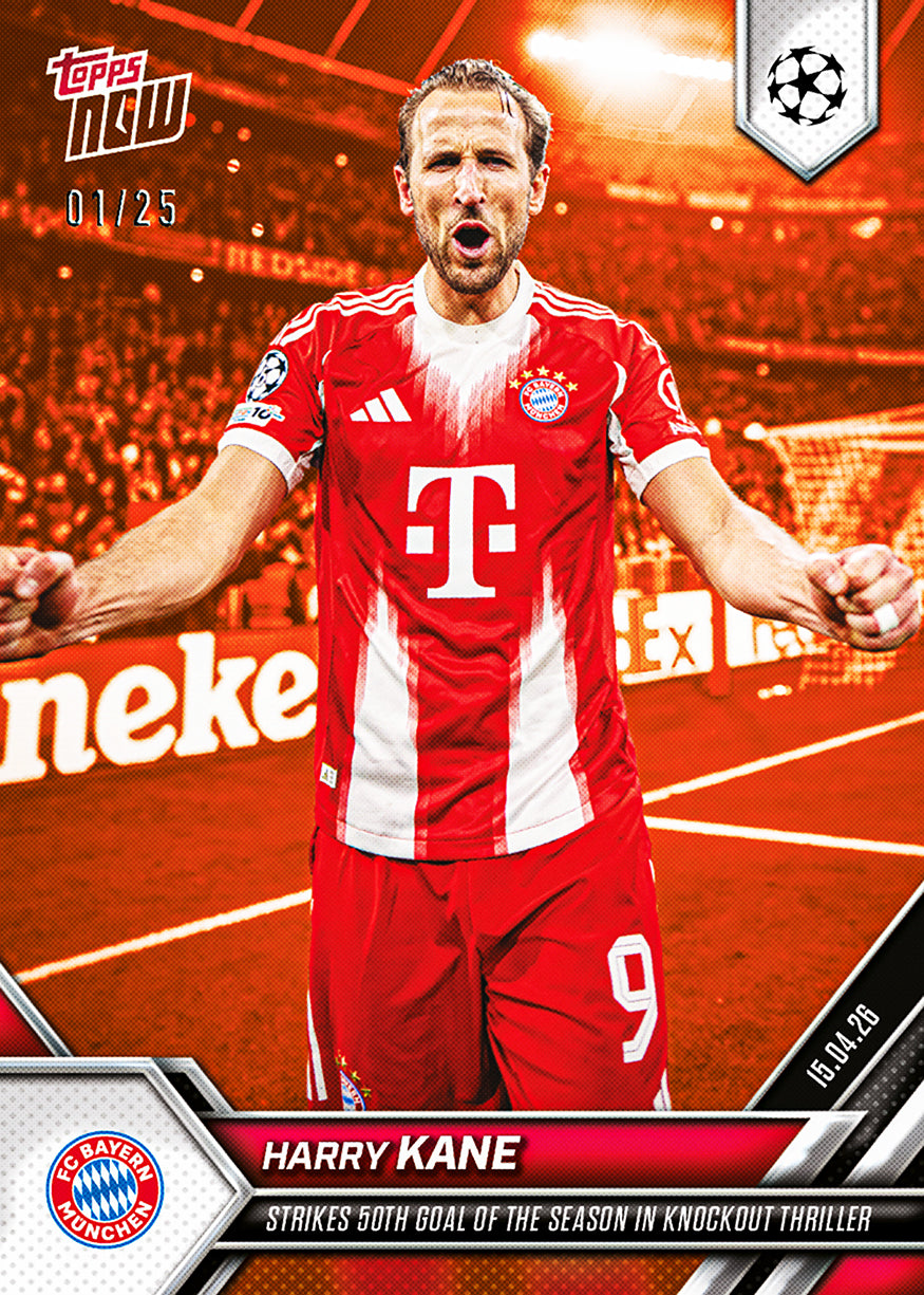 Harry Kane - 2025-26 UCL Topps NOW - Card 124 - PR: 1133 - Image 5
