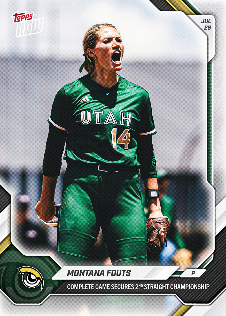 Montana Fouts - 2026 AUSL Topps NOW - Card 51 - PR: 1583