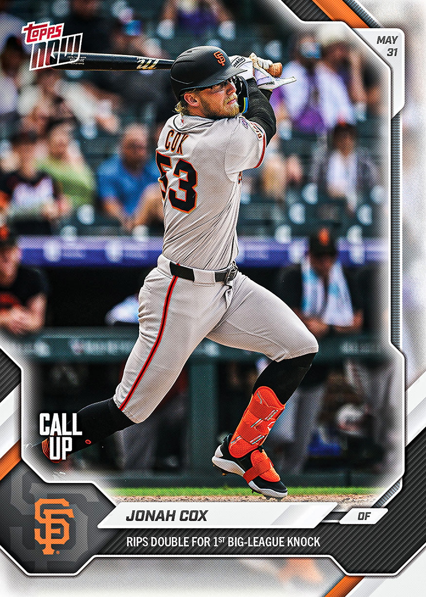 Jonah Cox - 2026 MLB Topps NOW - Card 274 - PR: 902