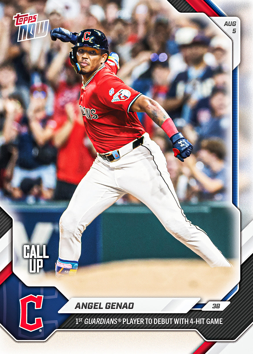 Angel Genao - 2026 MLB Topps NOW - Card 524 - PR: 3417 - Image 3