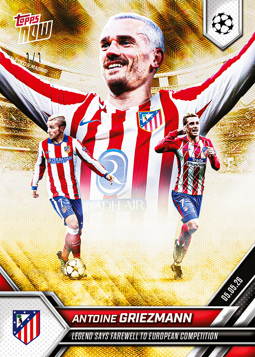 Antoine Griezmann - 2025-26 UCL Topps NOW - Card 134 - PR: 2335 - Image 3