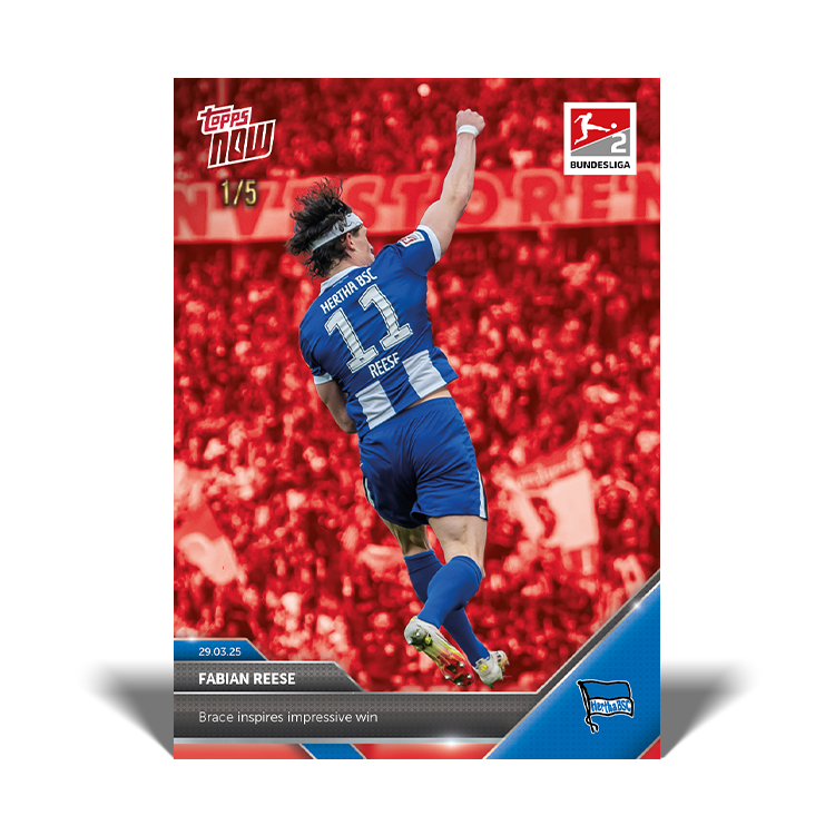 Fabian Reese - 2024-25 Bundesliga Topps NOW Card 154 - PR: 320 - Image 4
