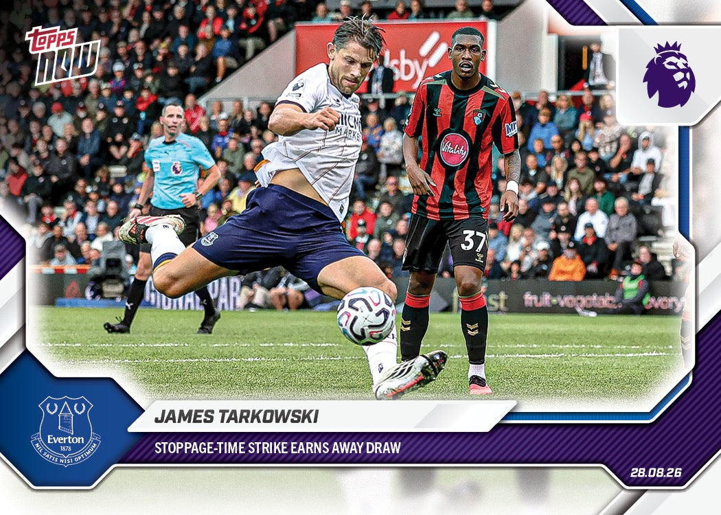 James Tarkowski - 2026-27 Premier League Topps NOW - Card 12