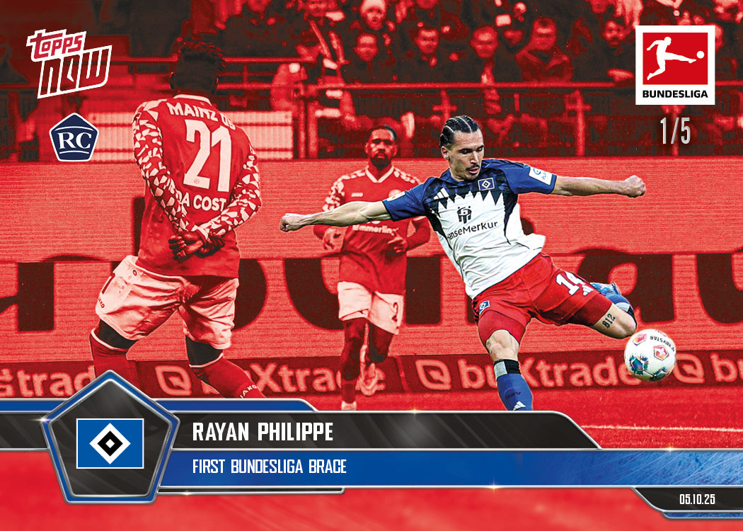 Rayan Philippe - 2025-26 Bundesliga Topps NOW - Card 40 - PR: 441 - Image 3