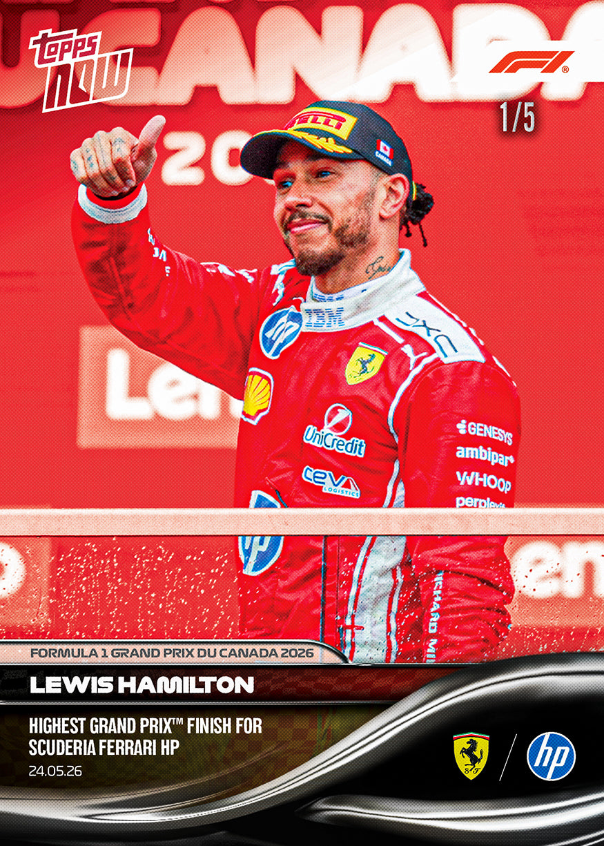 Lewis Hamilton - 2026 Formula 1 Topps NOW - Card 32 - PR: 5960 - Image 3