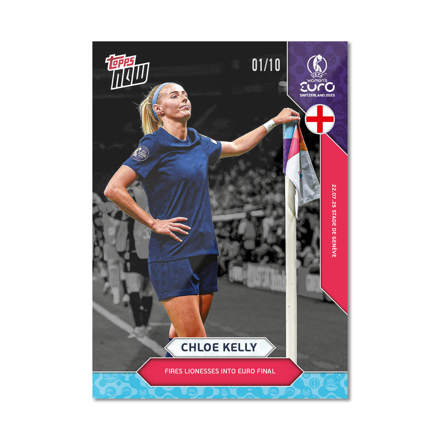 Chloe Kelly - UEFA Women’s EURO 2025™ Topps NOW - Card 25 - PR: 685 - Image 4