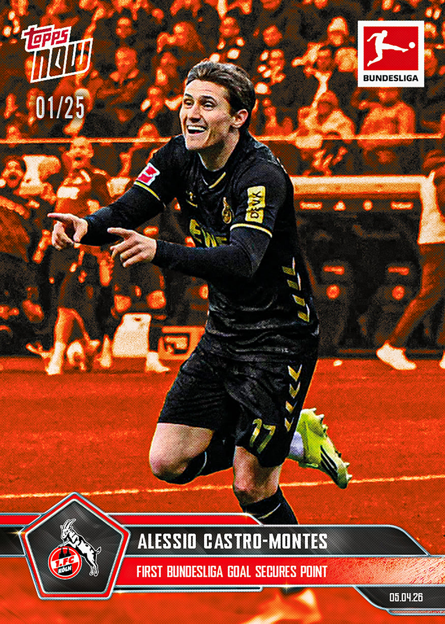 Alessio Castro-Montes - 2025-26 Bundesliga Topps NOW - Card 163 - PR: 204 - Image 5