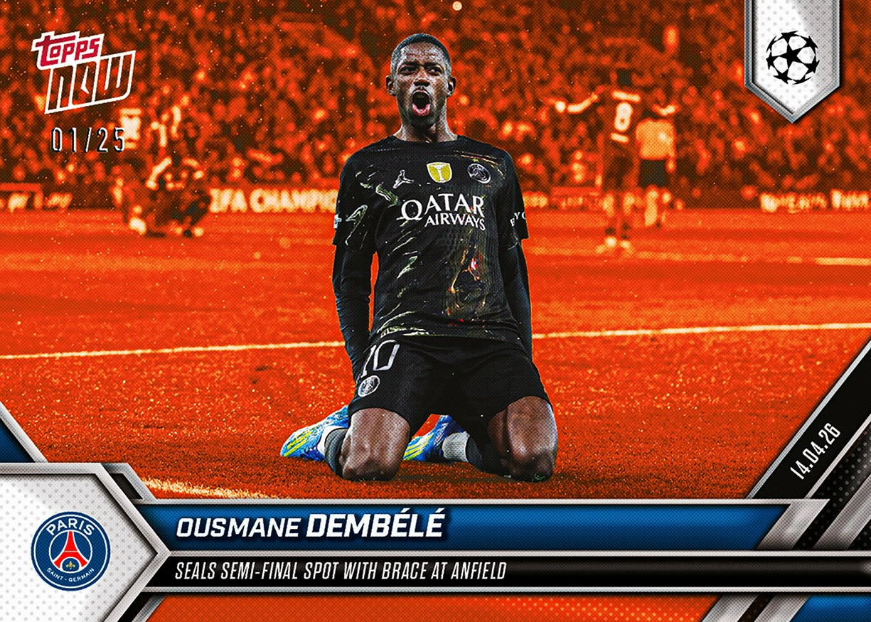 Ousmane Dembélé - 2025-26 UCL Topps NOW - Card 121 - PR: 538 - Image 5