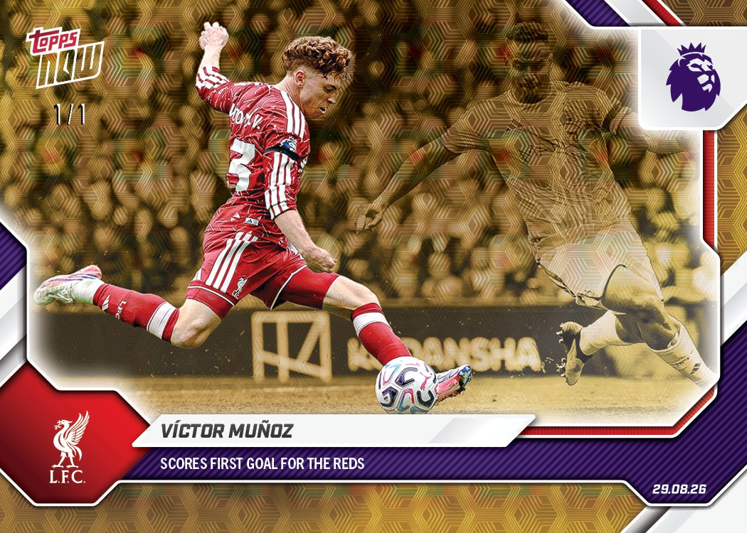 Alternative view of Victor Munoz - 2026-27 Premier League Topps NOW - Card 13