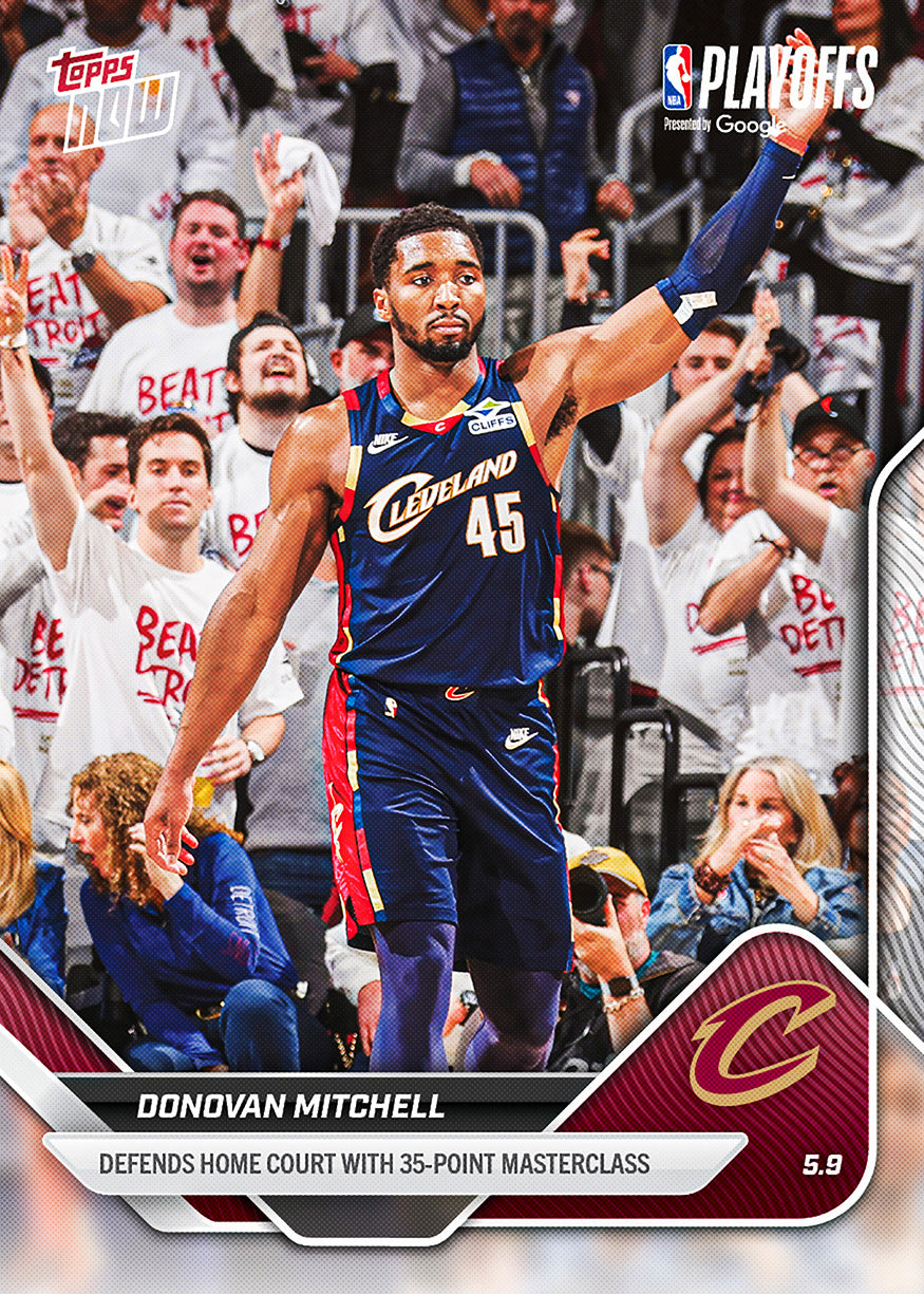 Donovan Mitchell - 2025-26 NBA Topps NOW - Card 302 - PR: 442