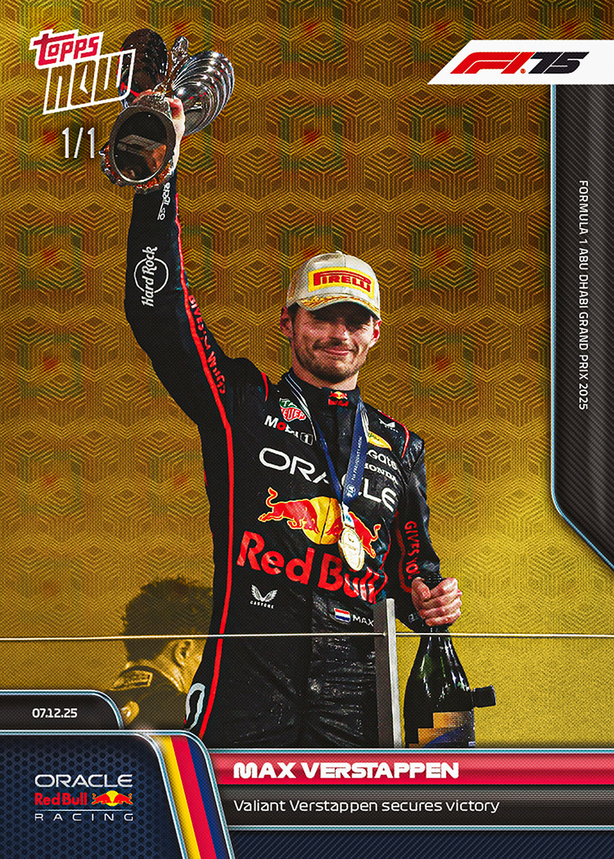 Max Verstappen - 2025 Formula 1 Topps NOW - Card 88 - PR: 3257 - Image 2
