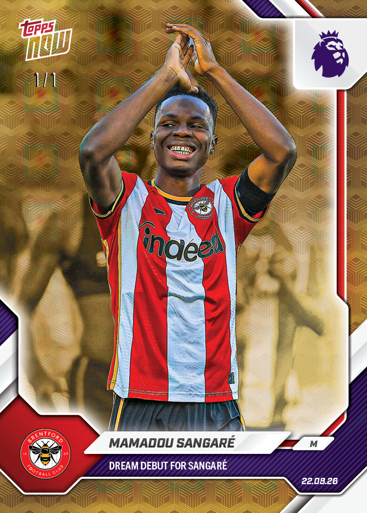 Mamadou Sangaré - 2026-27 Premier League Topps NOW - Card 2 - PR: 470 - Image 2
