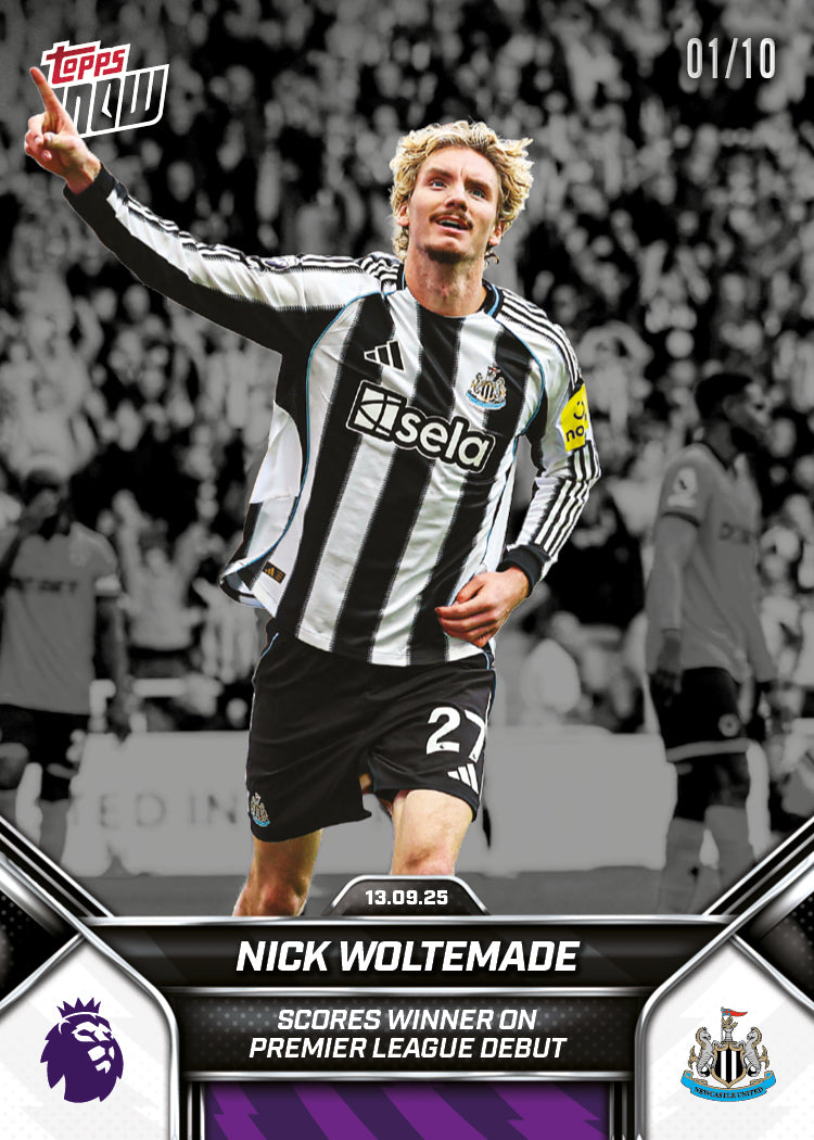 Nick Woltemade - 2025-26 Premier League Topps NOW - Card 18 - PR: 723 - Image 4