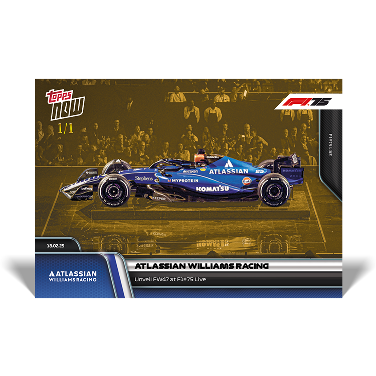 Atlassian Williams Racing - 2025 Formula 1 Topps NOW - Card 9 - PR: 581 - Image 3