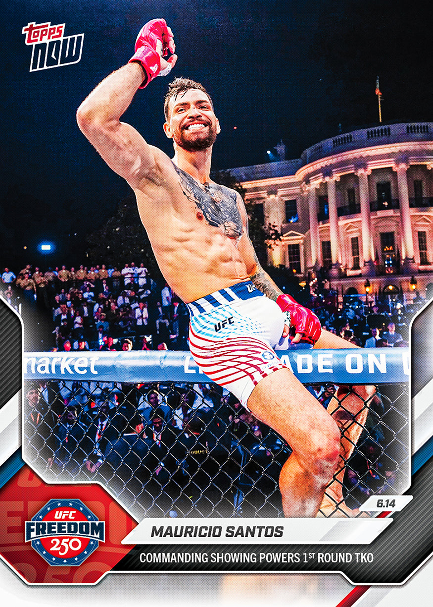 Mauricio Santos - 2026 UFC Topps NOW - Card 21 - PR: 2832