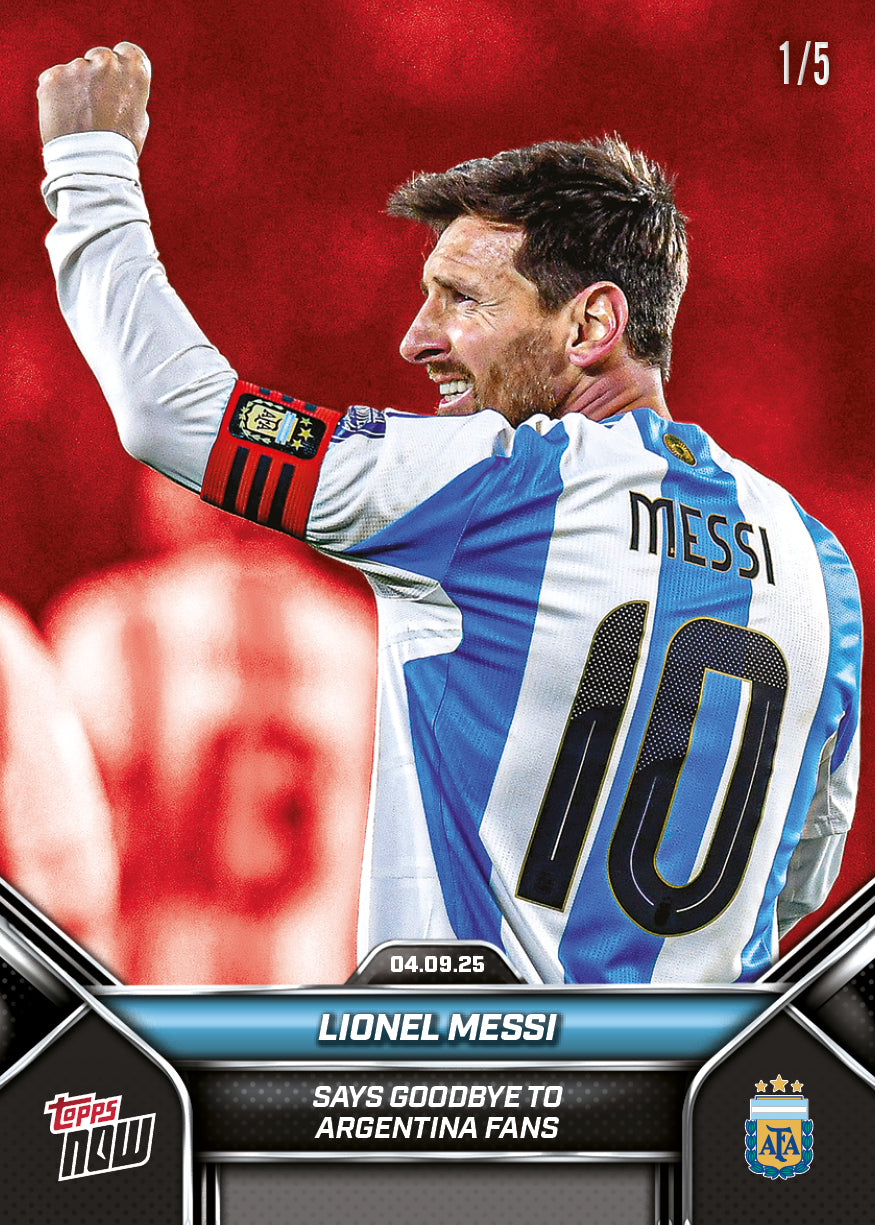 Lionel Messi - 2024-25 Argentina Topps NOW - Card 2 - PR: 34982 - Image 3