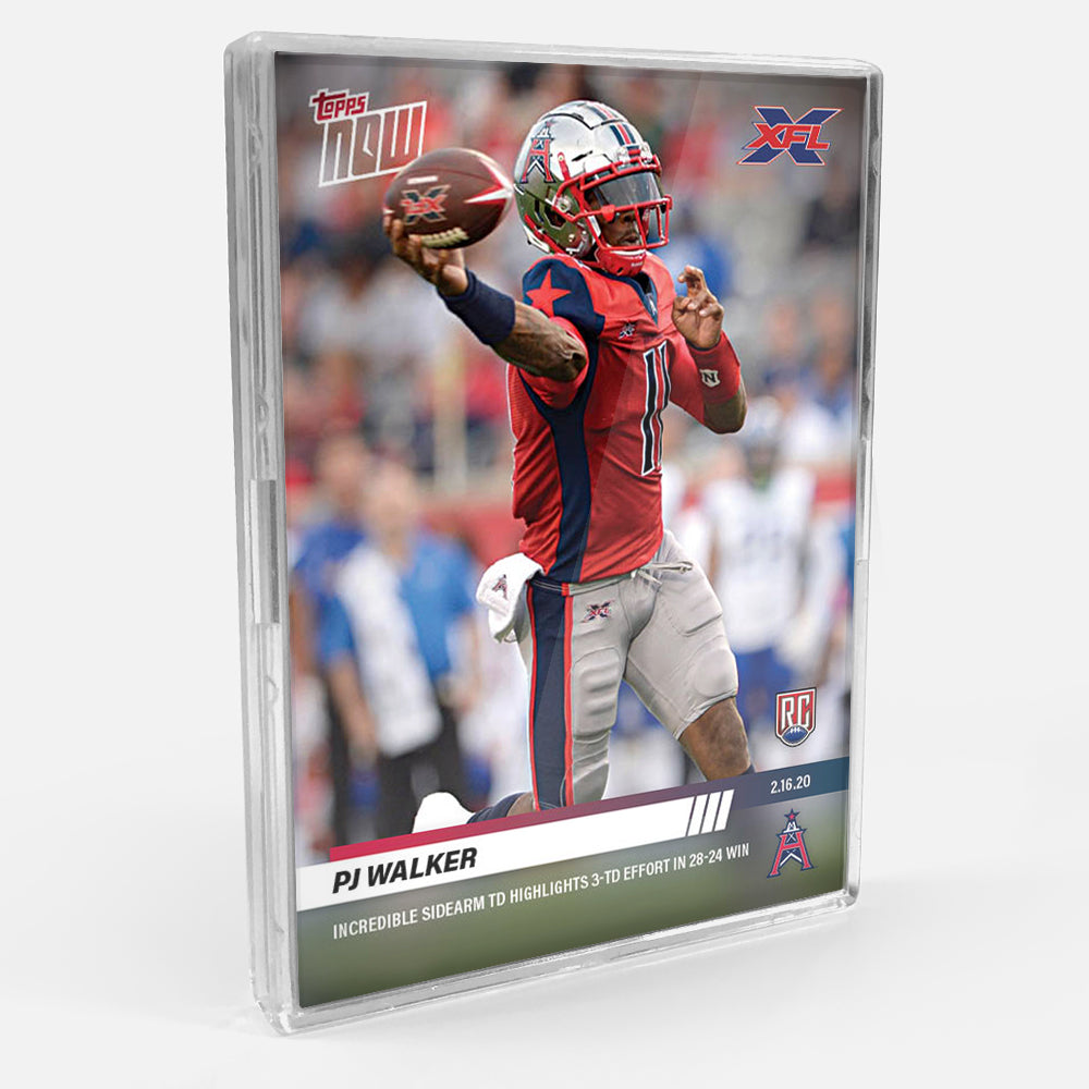 6-Card Bundle - XFL TOPPS NOW Cards 8-13