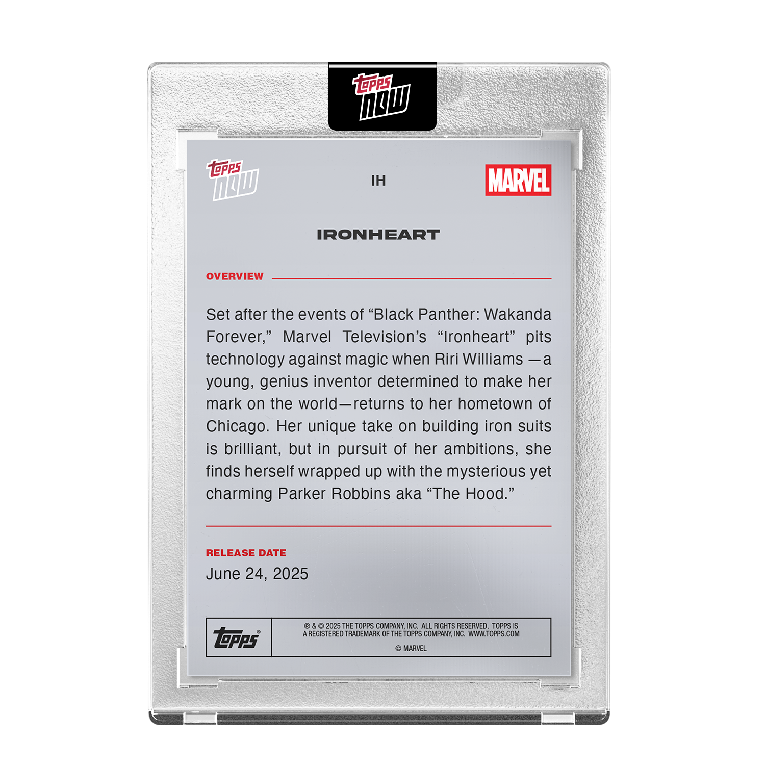 2025 Marvel Topps NOW Ironheart - PR: 1592 - Image 4