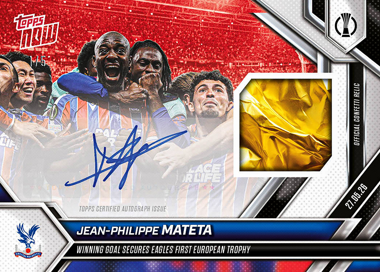 Jean-Philippe Mateta - 2025-26 UECL Topps NOW - Card 12 - PR: 554 - Image 3