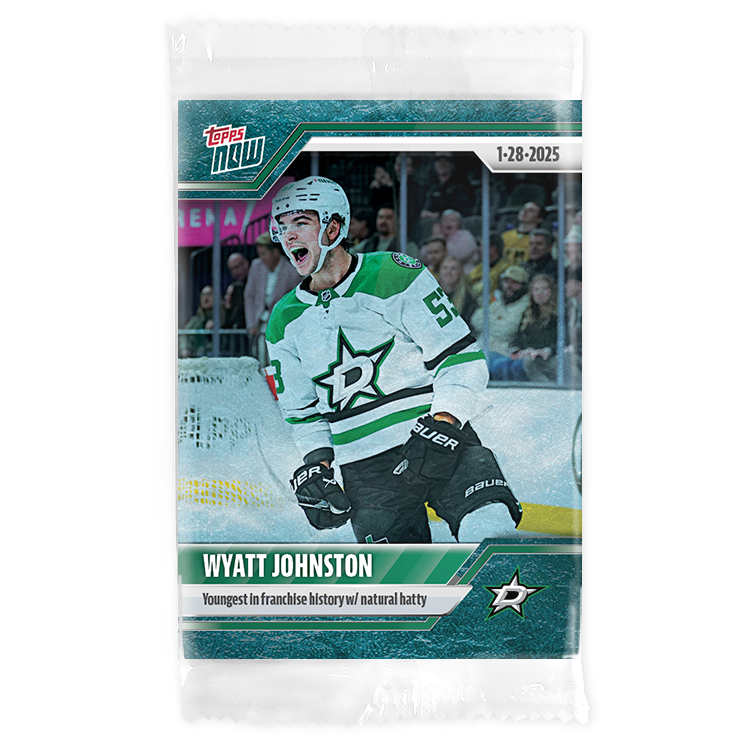 Wyatt Johnston - 2024-25 NHL Topps NOW - Sticker # 101 Pack - PR: 170 - Image 3