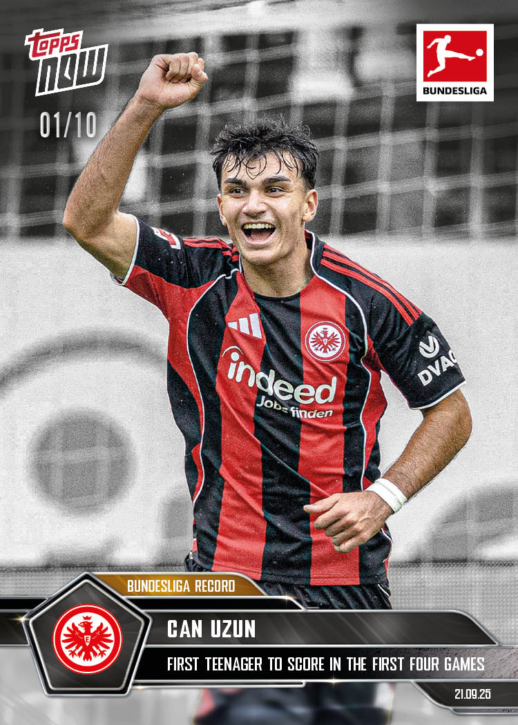 Can Uzun - 2025-26 Bundesliga Topps NOW - Card 29 - PR: 408 - Image 4