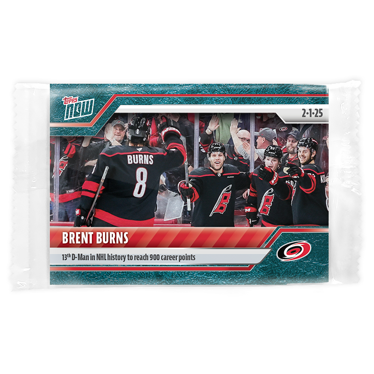 Brent Burns - 2024-25 NHL Topps NOW - Sticker # 104 Pack - PR: 150 - Image 2
