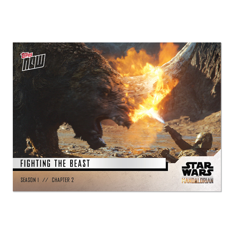 Star Wars: The Mandalorian TOPPS NOW 5-Card Pack - S1 : Chapter 2 - Print Run: 553 - Image 8
