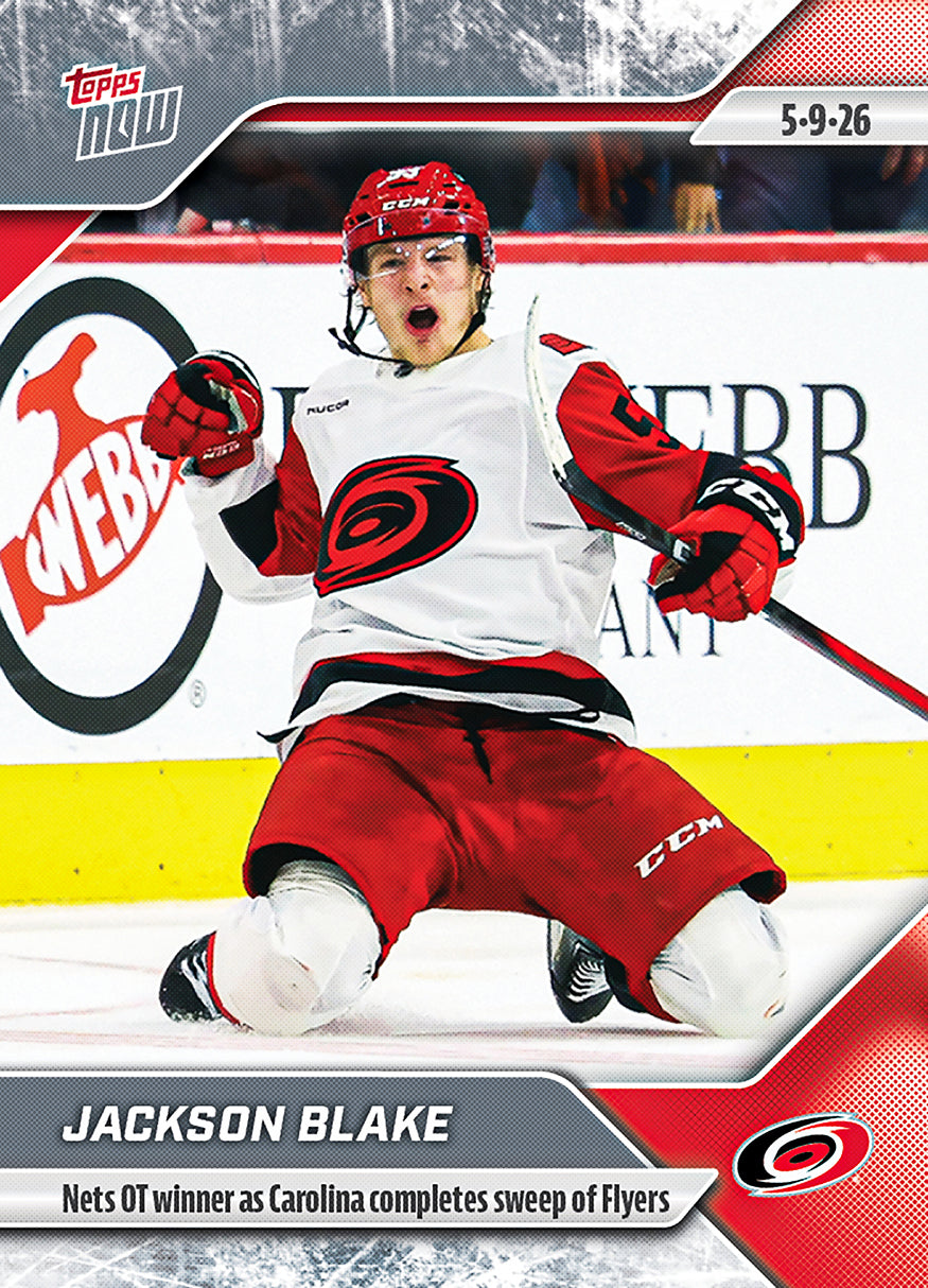 Jackson Blake - 2025-26 NHL Topps NOW - Sticker # 170 Pack - PR: 125
