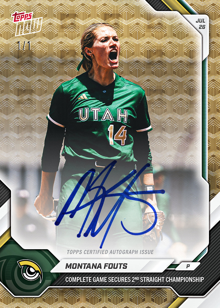 Montana Fouts - 2026 AUSL Topps NOW - Card 51 - PR: 1583 - Image 2
