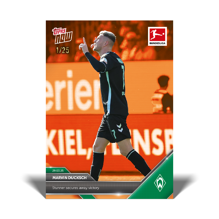 Marvin Ducksch - 2024-25 Bundesliga Topps NOW Card 150 - PR: 241 - Image 6