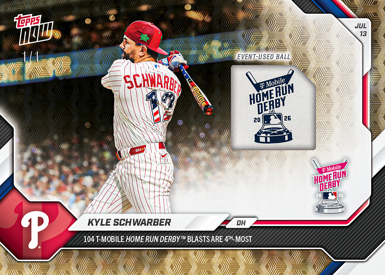 Kyle Schwarber - 2026 MLB Topps NOW - Card 450 - PR: 2232 - Image 2