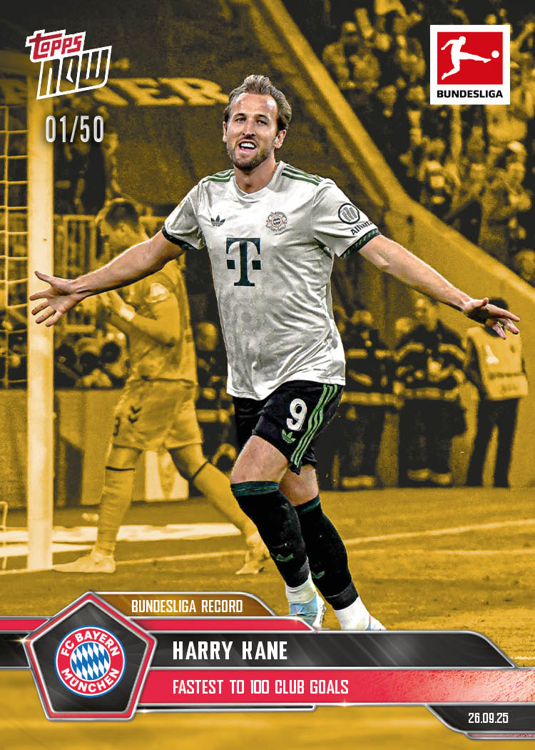 Harry Kane - 2025-26 Bundesliga Topps NOW - Card 32 - PR: 718 - Image 6