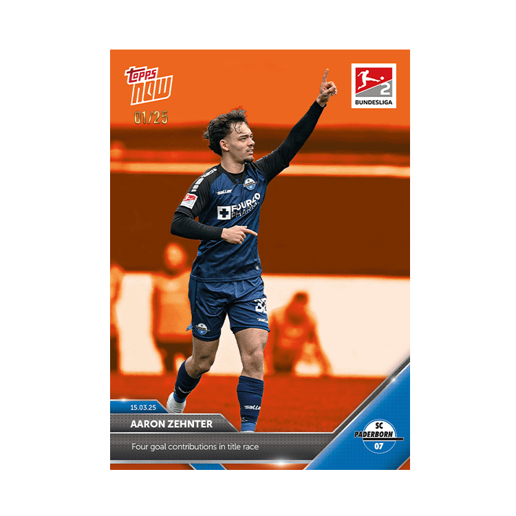 Aaron Zehnter - 2024-25 Bundesliga Topps NOW Card 144 - PR: 136 - Image 6