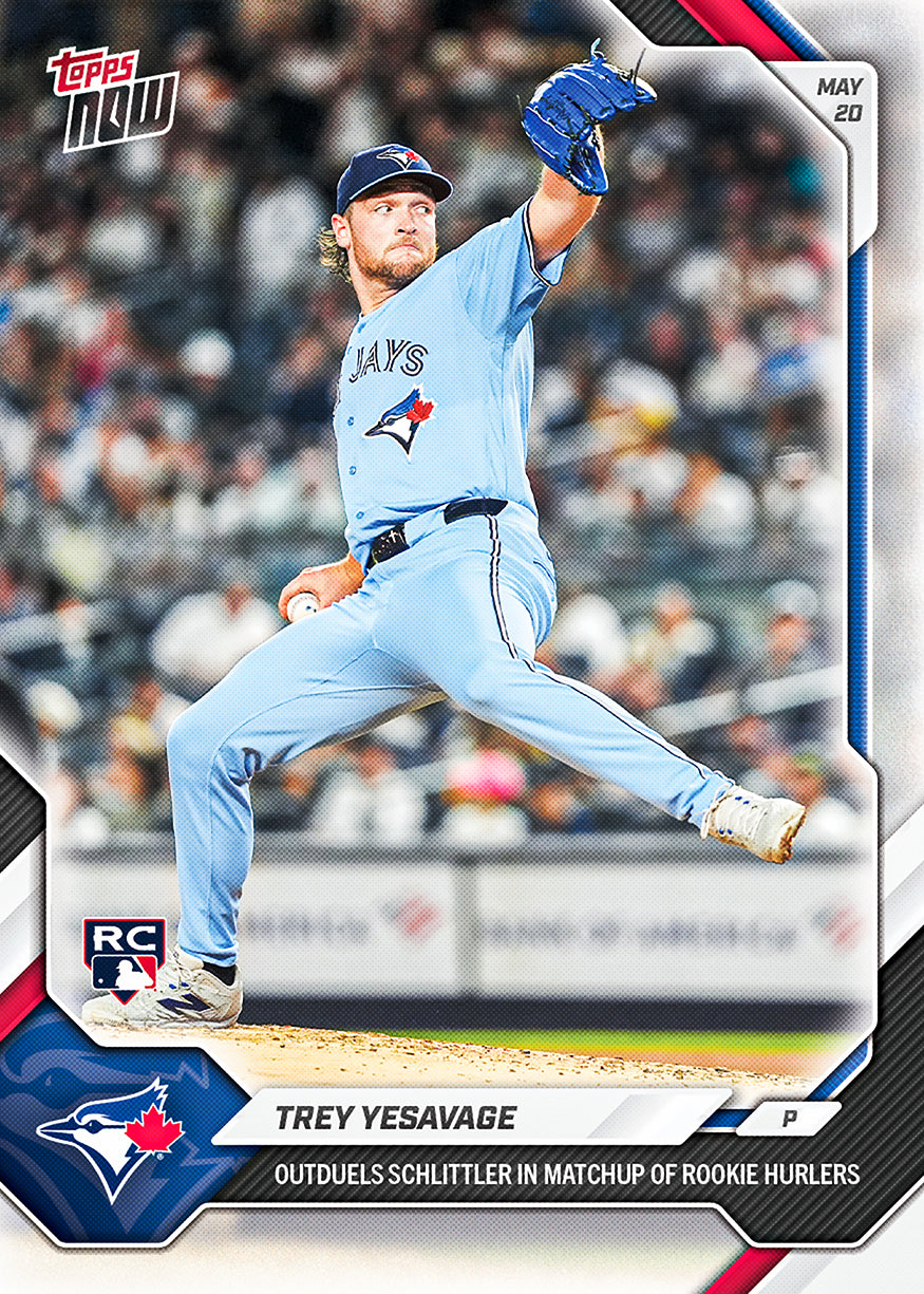 Trey Yesavage - 2026 MLB Topps NOW - Card 225 - PR: 1596