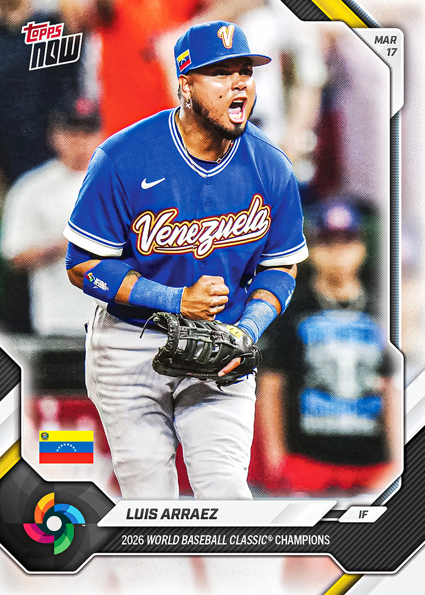2026 Topps NOW Baseball – Team Venezuela – World Baseball Classic Championship Set - PR:1084 - Image 4