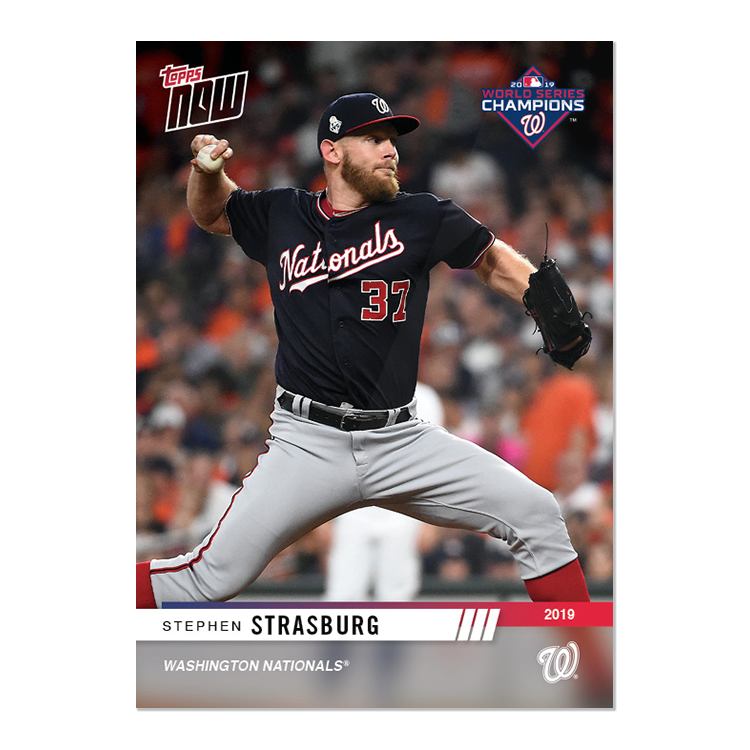 2019 Washington Nationals TOPPS NOW World Series 20-Card Team Set - Collector's Edition + Autograph Card - Image 5