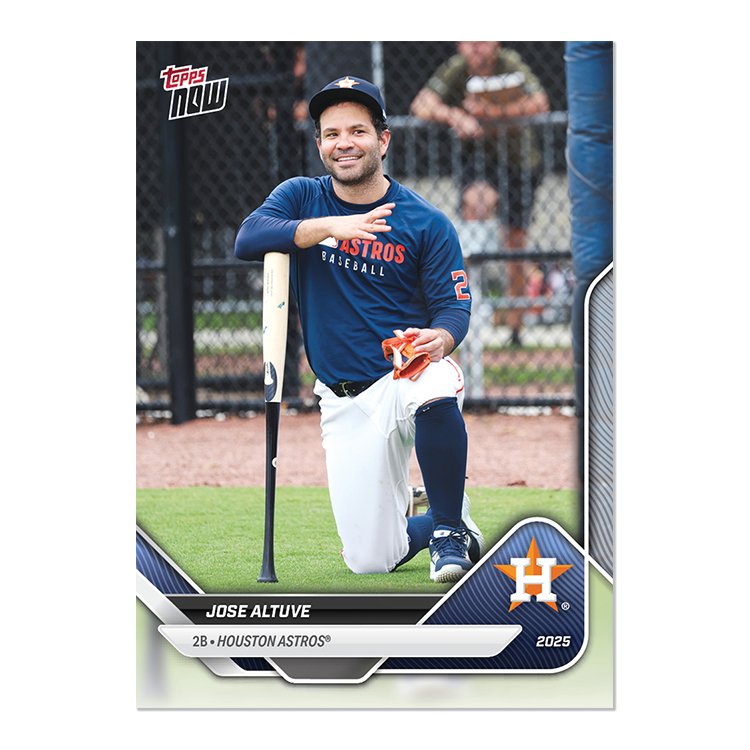 2025 Houston Astros MLB Topps NOW Road To Opening Day 11-Card Team Set - PR: 447 - Image 3