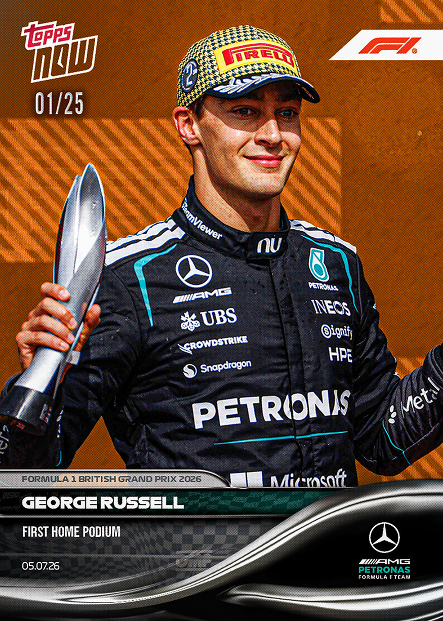 George Russell - 2026 Formula 1 Topps NOW - Card 45 - PR: 3031 - Image 5