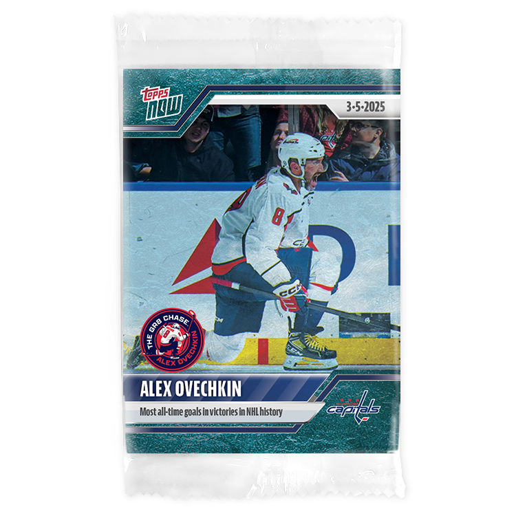 Alex Ovechkin - 2024-25 NHL Topps NOW - Sticker # 126 Pack - PR: 875 - Image 3
