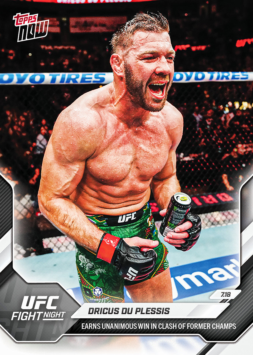 Dricus Du Plessis - 2026 UFC Topps NOW - Card 27 - PR: 534 - Image 2