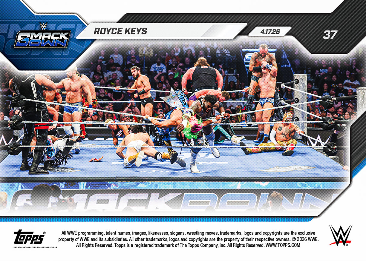 Royce Keys - 2026 WWE Topps NOW - Card 37 - PR: 603 - Image 2
