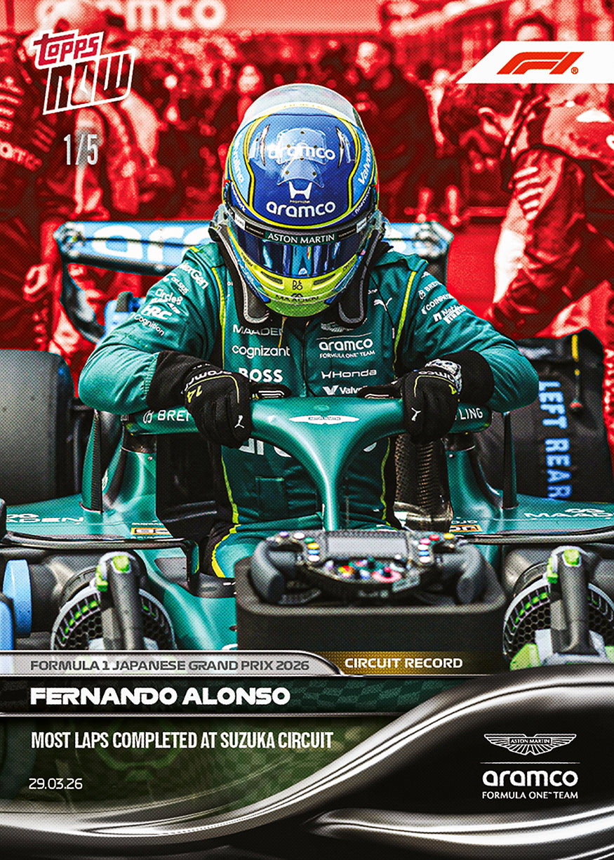 Fernando Alonso - 2026 Formula 1 Topps NOW - Card 23 - PR: 2361 - Image 3