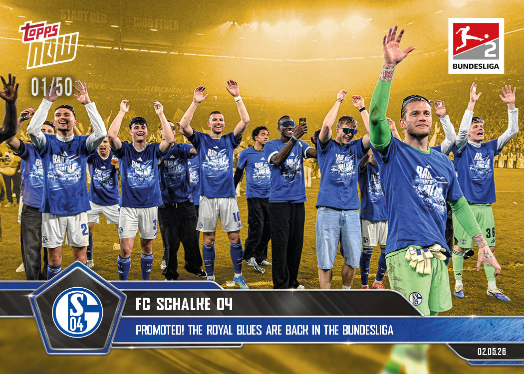 FC Schalke 04 - 2025-26 Bundesliga Topps NOW - Card 186 - PR: 953 - Image 6